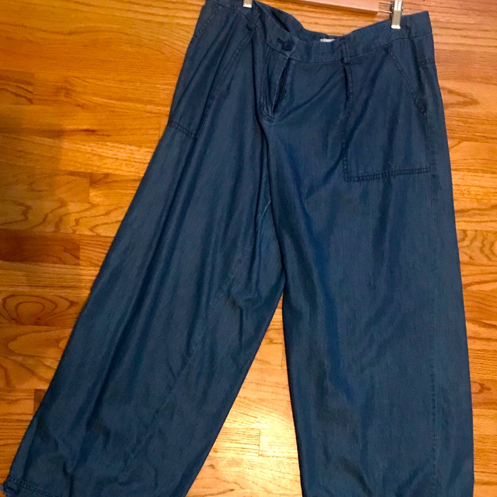 Max London Breathable Wide Leg Jeans